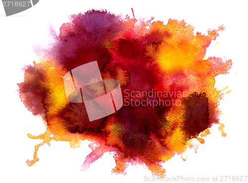 Image of Abstract hand drawn watercolor background