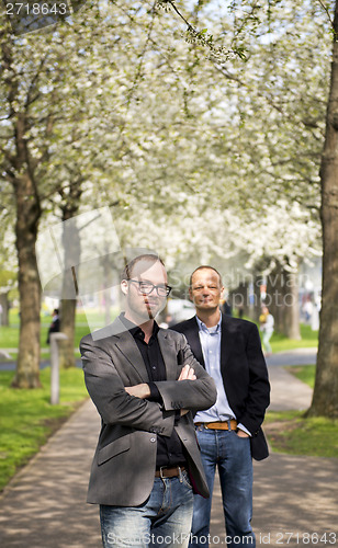 Image of Outdoor business portrait