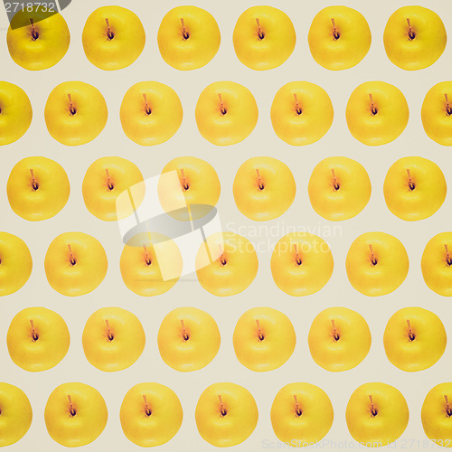 Image of Retro look Apple background