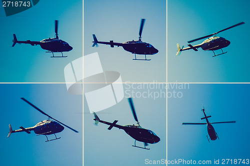 Image of Retro look Helicopter aircraft