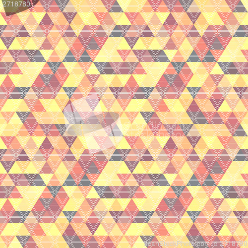 Image of pattern geometric with triangles