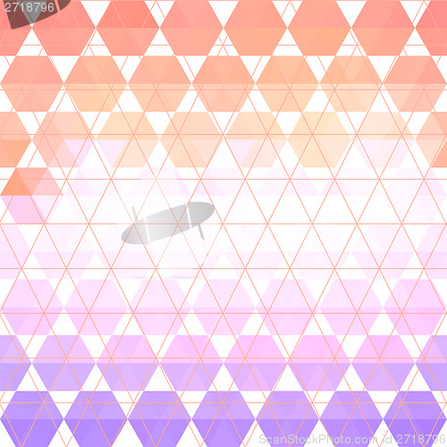 Image of pattern geometric with triangle and hexagon