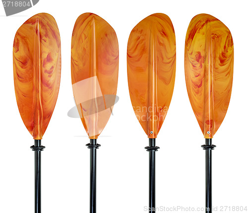 Image of kayak paddle blades