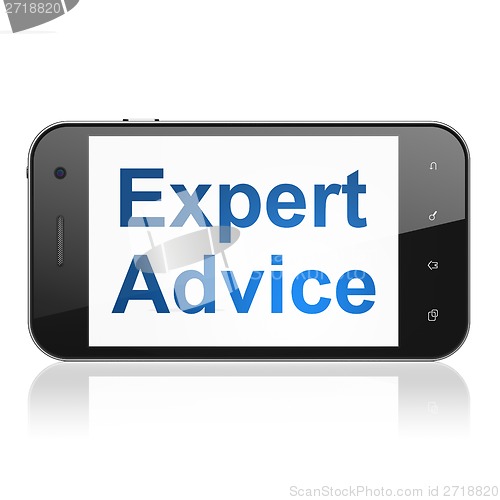 Image of Law concept: Expert Advice on smartphone