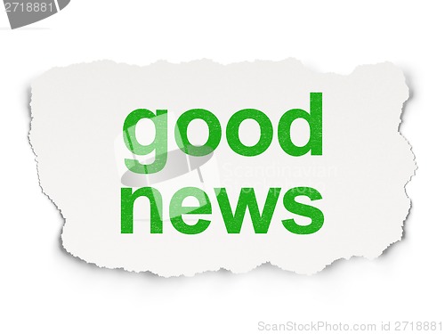 Image of News concept: Good News on Paper background