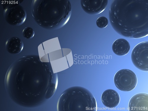 Image of blue bubbles