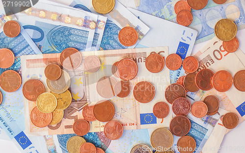 Image of Euros coins and notes
