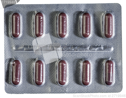 Image of Blister with pills