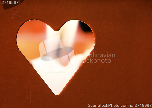Image of Candles and heart shapes