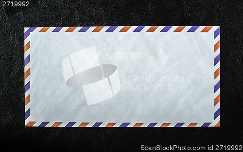 Image of ?nvelope on black background