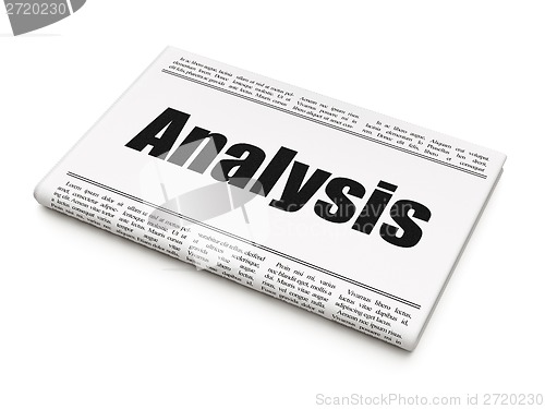 Image of Marketing concept: newspaper headline Analysis