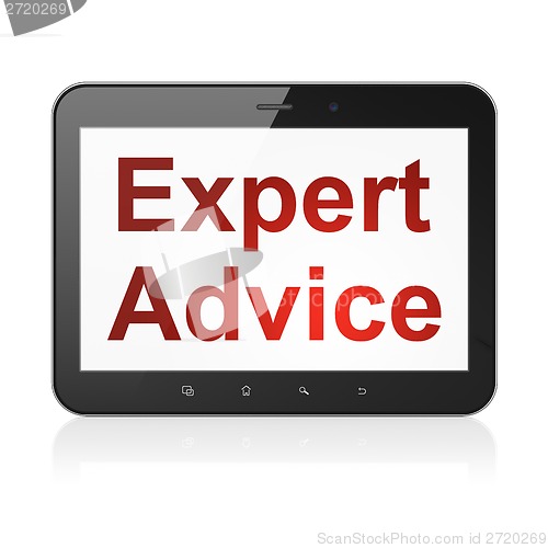 Image of Law concept: Expert Advice on tablet pc computer