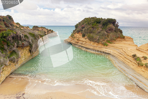 Image of Canal d'Amour in Corfu