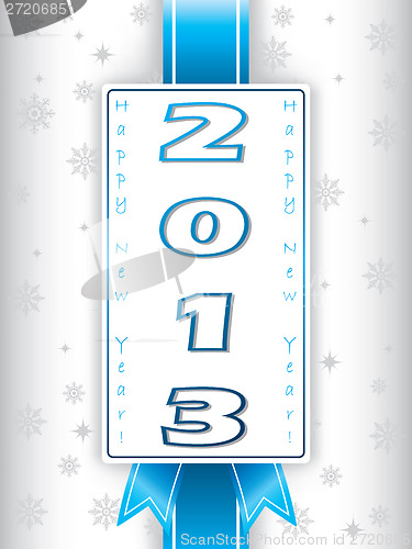 Image of 2013 new year's eve greeting card 