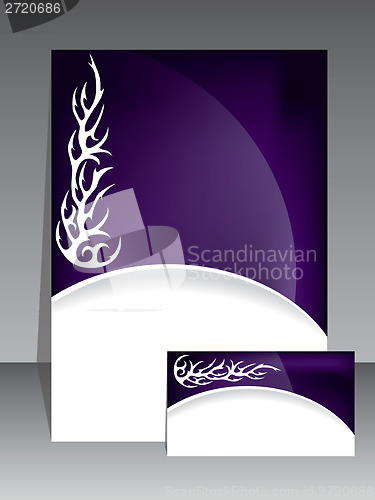 Image of Abstract tribal brochure