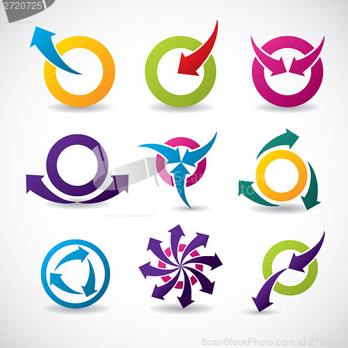 Image of Abstract icon set