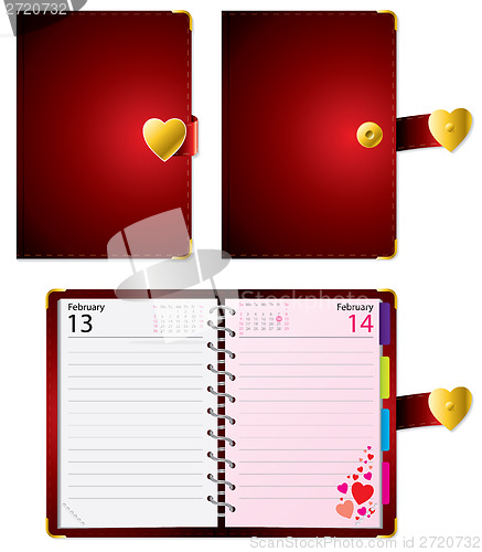 Image of Valentine diary