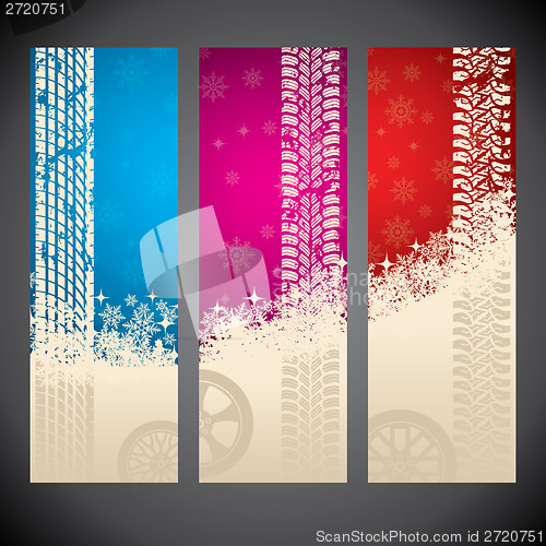Image of Winter tire advertising material