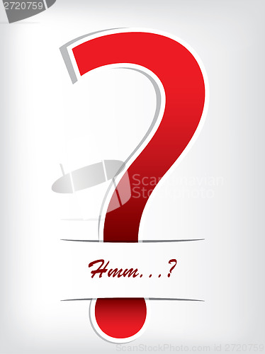 Image of Question mark brochure