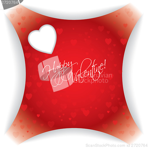 Image of Abstract valentine day card