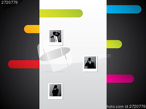 Image of Cool design web template with dark and light elements