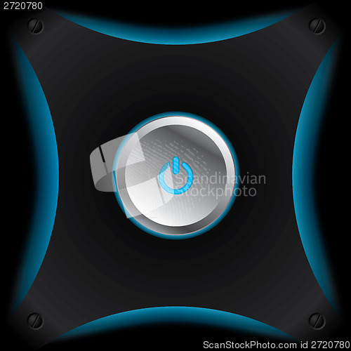 Image of Glowing power button