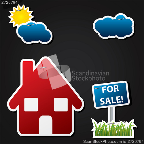 Image of House sale advertising