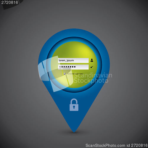 Image of New login screen for user access