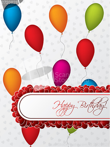 Image of Birthday greeting card design 