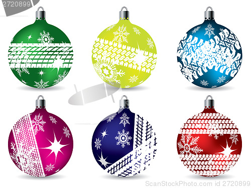 Image of Christmas decoration set