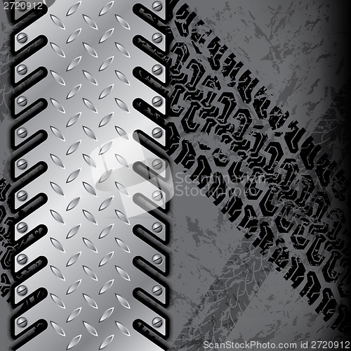 Image of Abstract industrial background with grunge effect