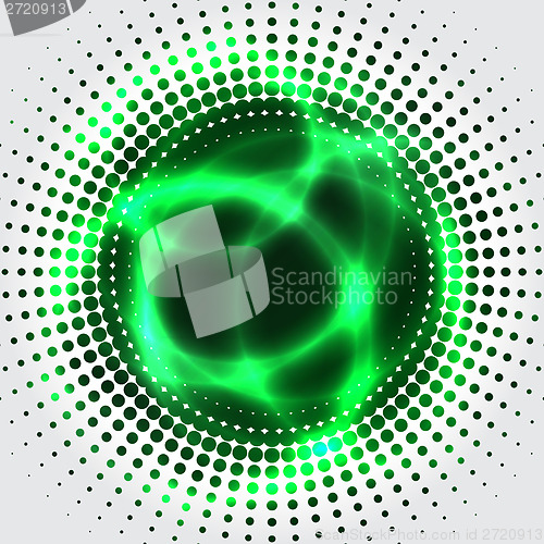 Image of Green plasma bagkground 
