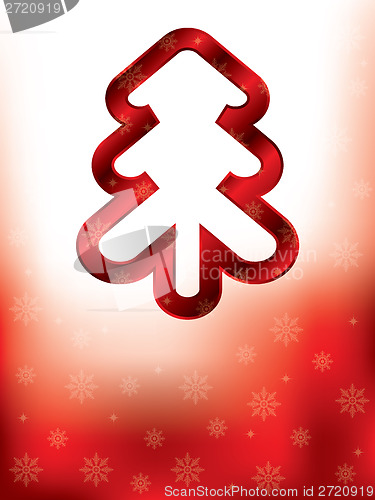 Image of Abstract greeting card design for christmas