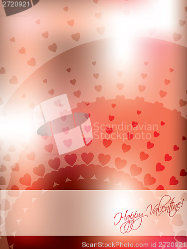 Image of Abstract valentine greeting card