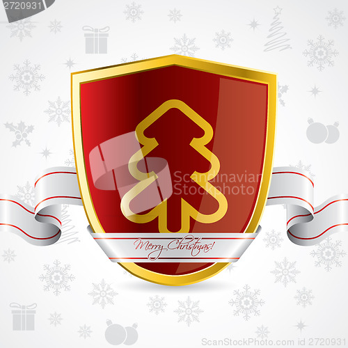 Image of Security holiday background design