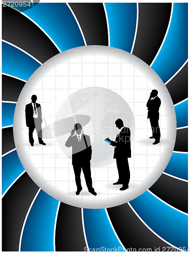 Image of Twirling business background