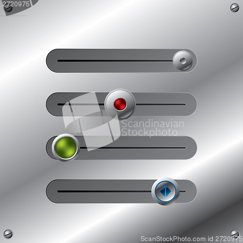 Image of Slideable button set 