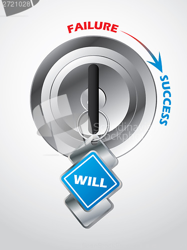 Image of Access to success... the key is will power