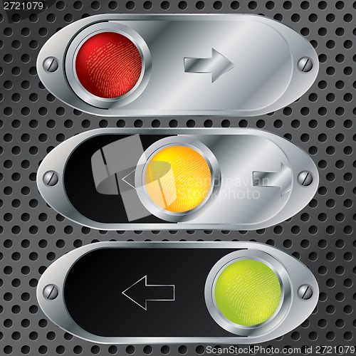 Image of Sliding button set