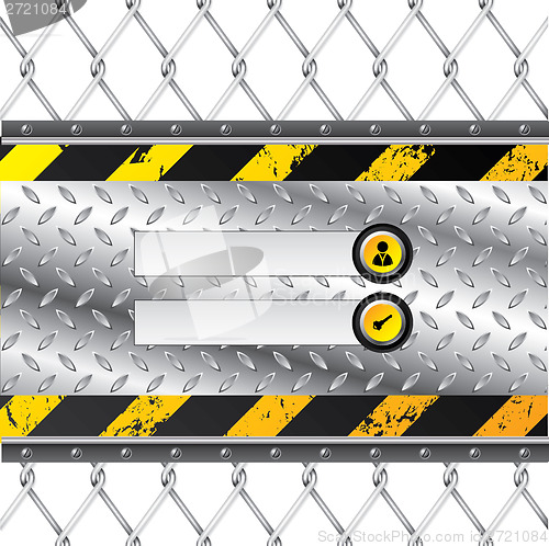 Image of Industrial theme login screen