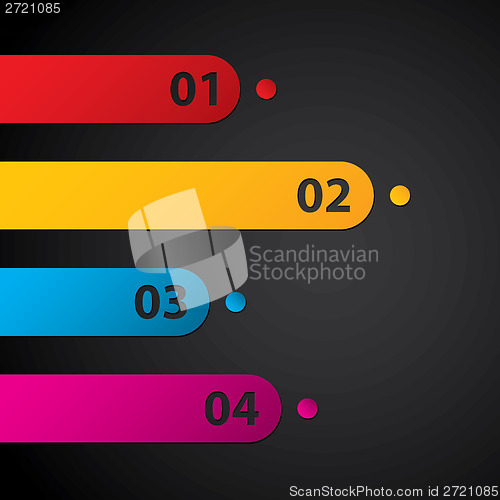 Image of Color labels with grades