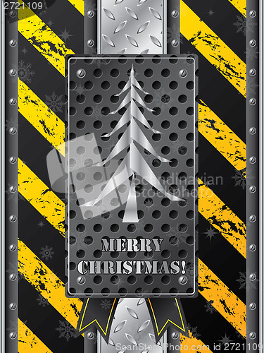 Image of Metallic christmas card