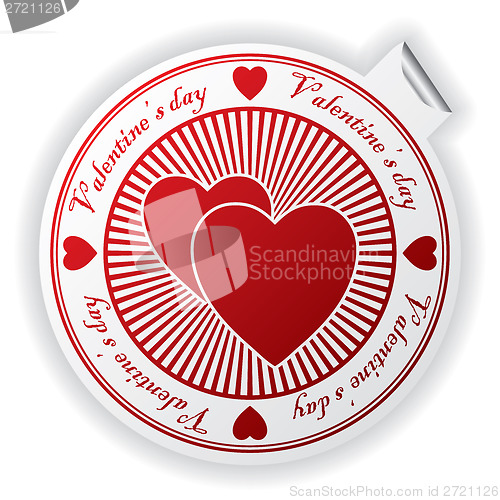 Image of Valentine's day sticker