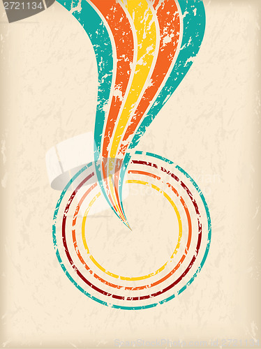 Image of Abstract grunge retro background design 