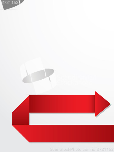 Image of Abstract brochure design with origami arrow