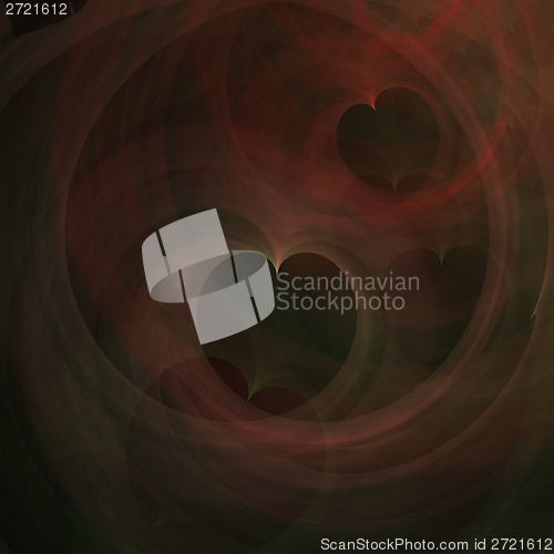 Image of Abstract Art Hearts