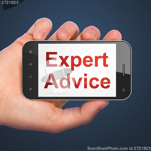 Image of Law concept: Expert Advice on smartphone