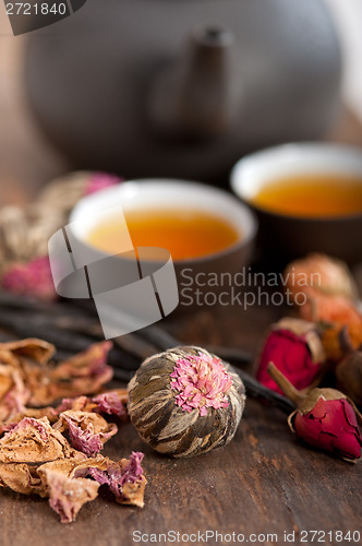 Image of Chinese style herbal floral tea