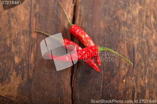 Image of dry red chili peppers 