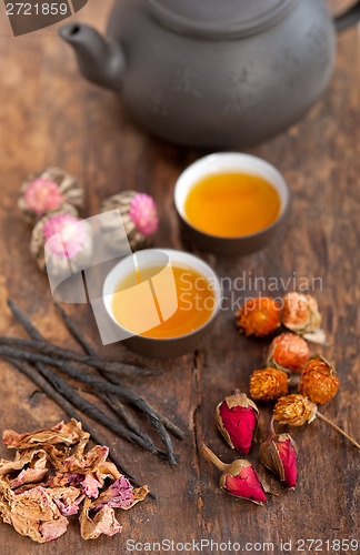 Image of Chinese style herbal floral tea